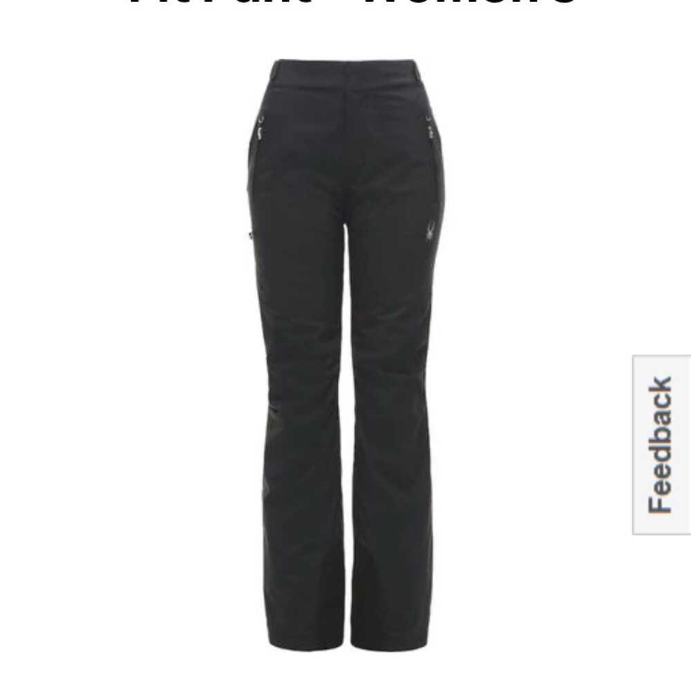 SOLD Spyder tailored winner ski pants